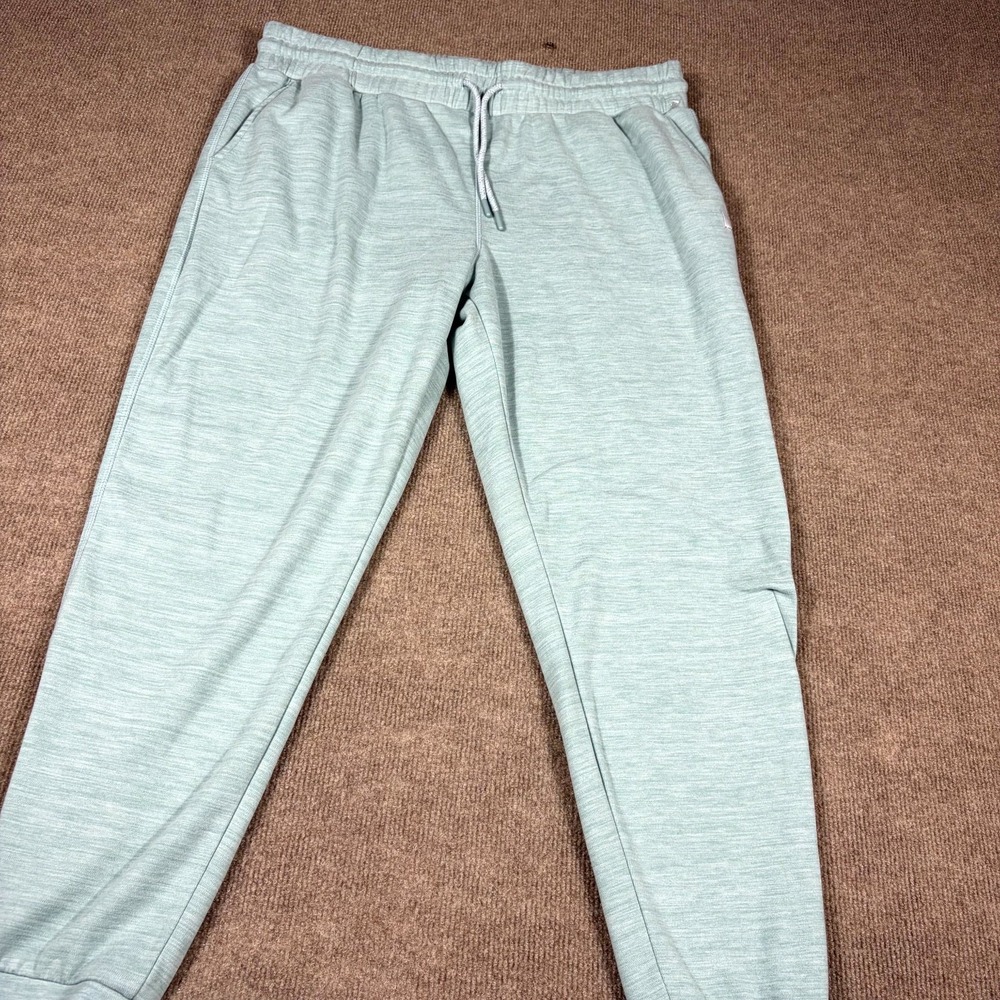 Avalanche Jogger Pants Women's XL Teal Blue Stretch Athleisure Drawstring Waist